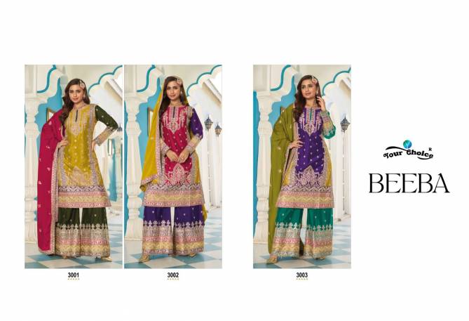 BeeBa By Your Choice Heavy Wedding Wear Sharara Readymade Suits Wholesale Market In Surat